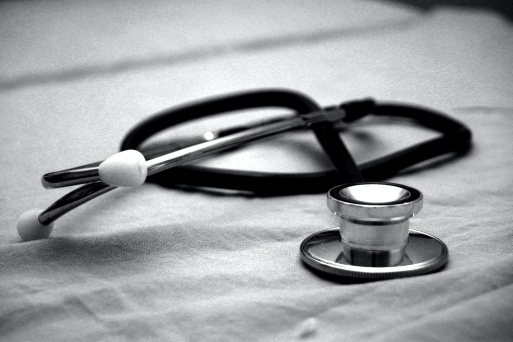 Close-Up of a Stethoscope