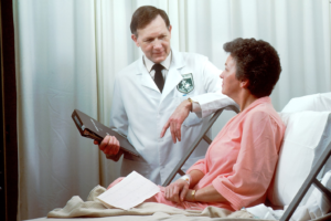 Family Doctor Talking to a Patient